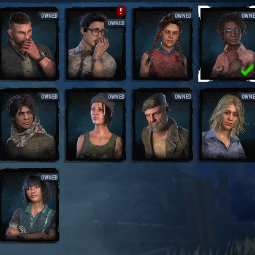 【STEAM DBD Devotion LVL 0】☑️0 Very Rare Skins + 7 Killers + 9 Survivors ⭐ 1580 Iridescent Shards + 37K BloodPoints ⭐252 Hours 1